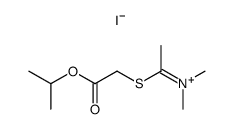 N,N-二甲基-1-[[2-(1-甲基乙氧基)-2-氧代乙基]硫代]乙铵碘化物 结构式