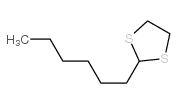 2-hexyl-1,3-dithiolane 结构式