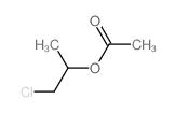 1-氯-2-丙醇乙酸酯 结构式