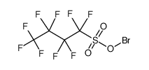 1,1,2,2,3,3,4,4,4-九氟-1-丁磺酸次溴酸酐 结构式