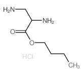 3-氨基丙氨酸丁酯二盐酸盐 结构式