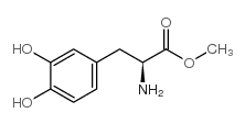 盐酸左旋多巴甲酯 结构式