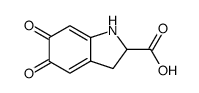 (2S)-5,6-二氧代-2,3,5,6-四氢-1H-吲哚-2-羧酸 结构式