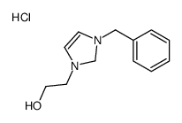 1-(2-羟乙基)-3-苄基咪唑鎓氯化物 结构式