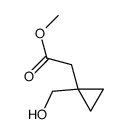 1-羟基甲基环丙烷乙酸甲酯 结构式