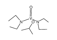 二(二乙氨基)(异丙氧基)氧钒(V) 结构式