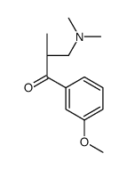 (R)-3-(二甲氨基)-1-(3-甲氧基苯基)-2-甲基丙-1-酮 结构式