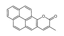 8-甲基芘并[1,2-b]吡喃-9-酮 结构式
