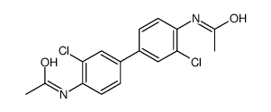 3,3'-二氯-N,N'-二乙酰基联苯胺 结构式