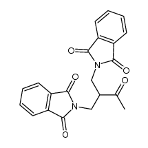 2,2'-(2-乙酰基-1,3-丙二基)双(1H-异吲哚-1,3(2H)-二酮) 结构式