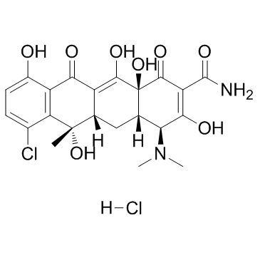 盐酸金霉素 结构式