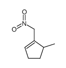 5-甲基-1-(硝甲基)环戊烯 结构式