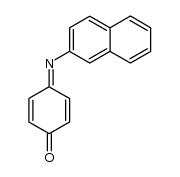 4-(2-萘基亚氨基)-2,5-环己二烯-1-酮 结构式