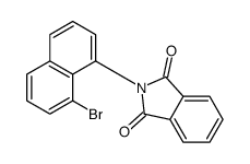 2-(8-溴萘-1-基)异吲哚-1,3-二酮 结构式