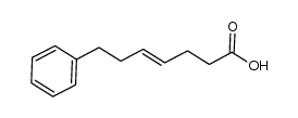 (4E)-7-苯基-4-庚烯酸 结构式