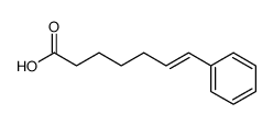 7-苯基-6-庚烯酸 结构式