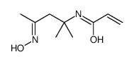 N-(4-羟亚氨基-2-甲基戊-2-基)丙-2-烯酰胺 结构式
