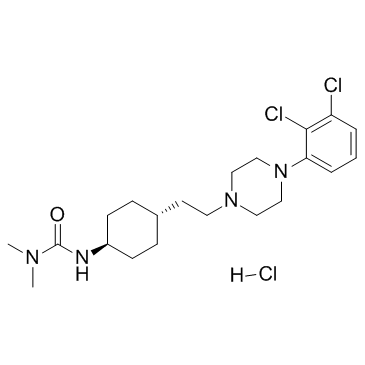 盐酸卡利拉嗪 结构式