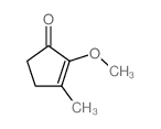 2-甲氧基-3-甲基环戊-2-烯-1-酮 结构式