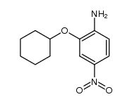 2-环己氧基-4-硝基苯胺 结构式