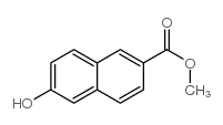 6-羟基-2-萘甲酯 结构式