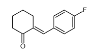 Cyclohexanone, 2-[(4-fluorophenyl)methylene]-, (2E)- 结构式