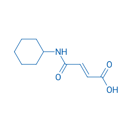 4-氧代-4-(环己基氨基)-2-丁烯酸 结构式