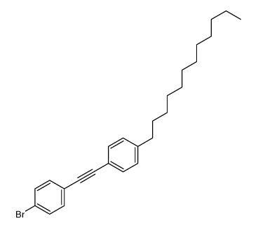 Benzene, 1-bromo-4-[(4-dodecylphenyl)ethynyl]- (9CI) 结构式