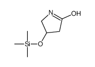 4-三甲基硅氧基吡咯烷-2-酮 结构式
