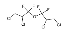 2,3-二氯-1-(2,3-二氯-1,1-二氟丙氧基)-1,1-二氟丙烷 结构式