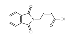 2-(顺-3-羧基-2-丙烯基)异吲哚啉-1,3-二酮 结构式