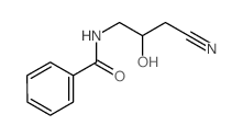 N-(3-氰基-2-羟丙基)苯甲酰胺 结构式