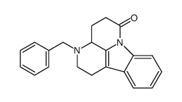 3-苄基-1,2,3,3a,4,5-六氢-6H-吲哚并[3,2,1-de][1,5]萘啶-6-酮 结构式