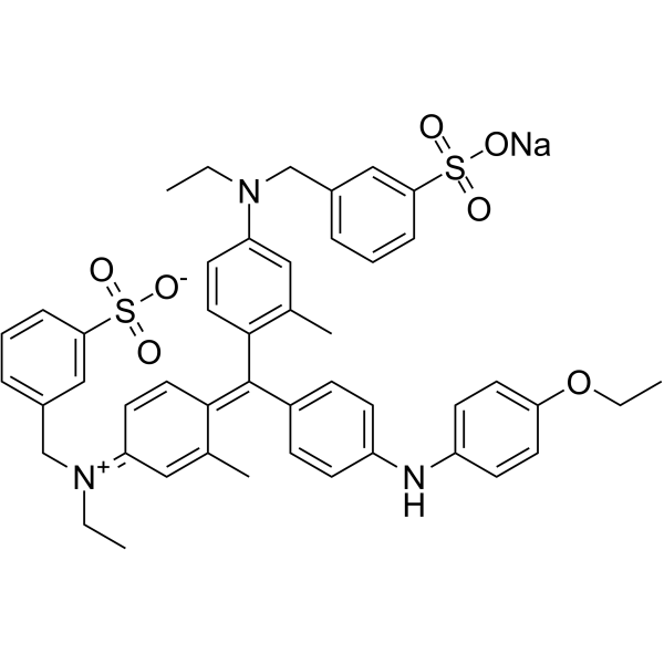 酸性蓝 90 结构式