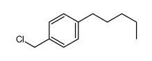 1-(氯甲基)-4-戊基苯 结构式