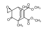 dimethyl 1',8'-dimethyl-2'-oxospiro(oxirane-2,3'-bicyclo<2,2,2>octa<5,7>diene)-5',6'-dicarboxylate 结构式