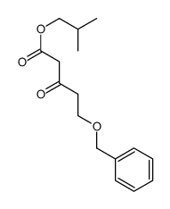 3-氧代-5-(苯基甲氧基)戊酸-2-甲基丙酯 结构式
