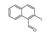 2-碘-1-萘甲醛 结构式
