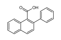2-苯基萘-1-羧酸 结构式