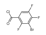 3-溴-2,4,5-三氟苯甲酰氯 结构式