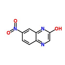 7-硝基-2(1H)-喹噁啉酮 结构式