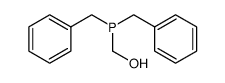 1-[二(苯甲基)膦基]甲醇 结构式