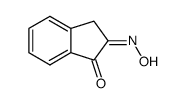 2-(羟基亚氨基)-2,3-二氢-1H-茚-1-酮 结构式