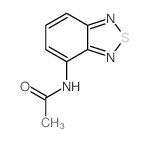 N-(2,1,3-苯并噻二唑-4-基)乙酰胺 结构式
