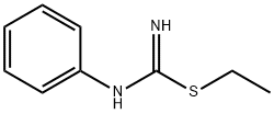 S-乙基-N-苯基异硫脲 结构式