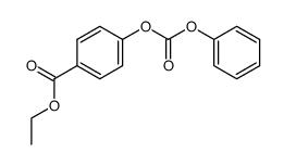 4-苯氧甲酰氧基苯甲酸乙酯 结构式