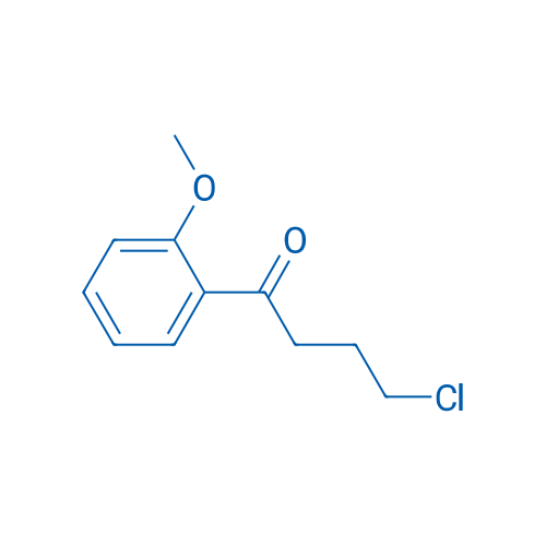 4-氯-1-(2-甲氧基苯基)-1-丁酮 结构式