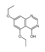 5,7-二乙氧基喹唑啉-4(3H)-酮 结构式