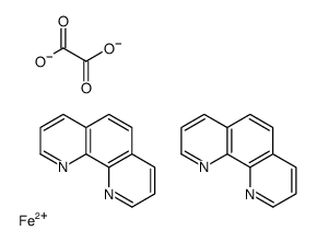 草酸根二(1,10-菲咯啉)合铁 结构式
