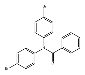 N,N-双(4-溴苯基)苯甲酰胺 结构式